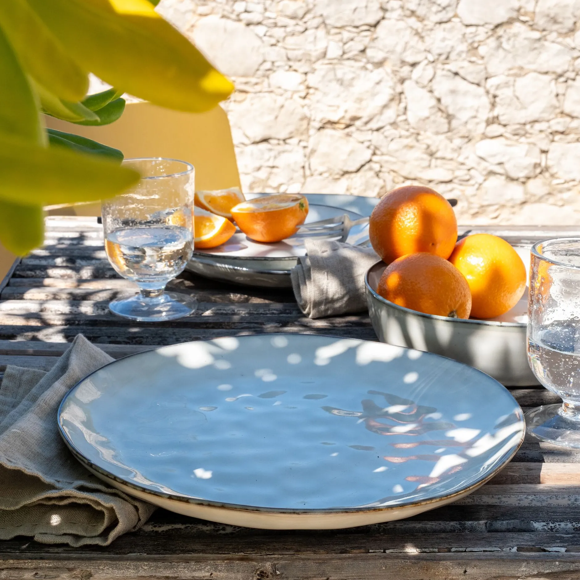 Assiette*alinea Assiette à dessert en grès D20,5cm - roucas Beige