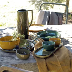 Assiette*alinea Assiette à dessert en grès D22,2cm - Jaune