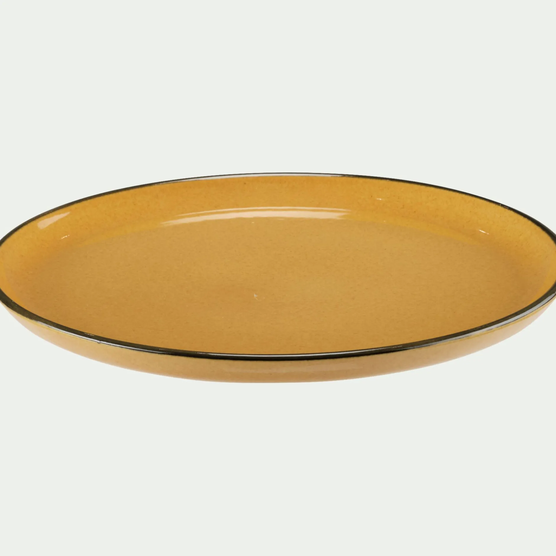 Assiette*alinea Assiette à dessert en grès D22,2cm - Jaune