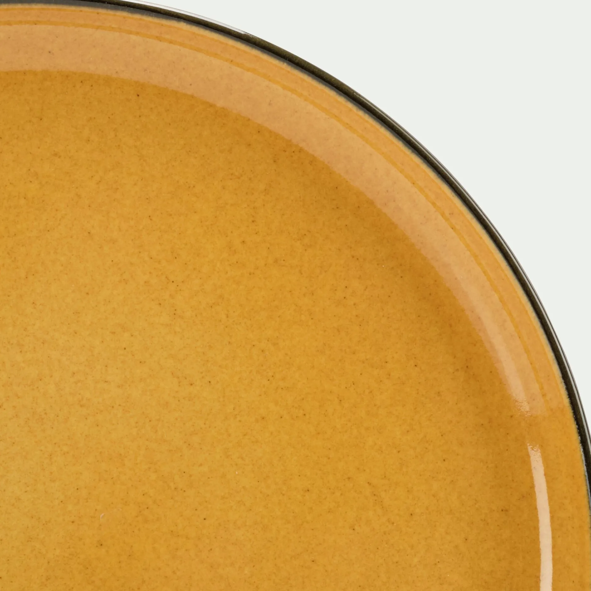 Assiette*alinea Assiette à dessert en grès D22,2cm - Jaune