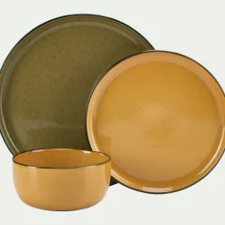 Assiette*alinea Assiette à dessert en grès D22,2cm - Jaune