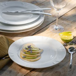 Assiette|Assiette De Noël*alinea Assiette à dessert en porcelaine D22cm - Blanc