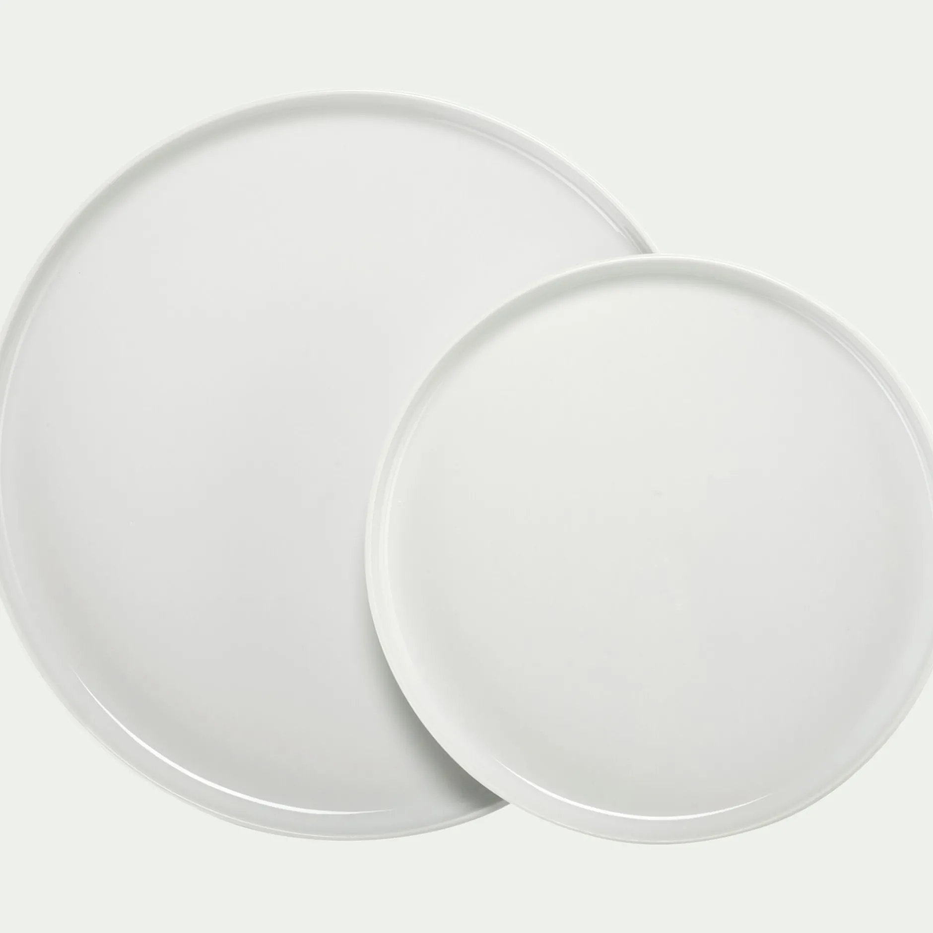 Assiette*alinea Assiette à dessert en porcelaine D20cm - Blanc