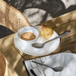 Assiette*alinea Assiette à dessert en porcelaine D21cm - Blanc