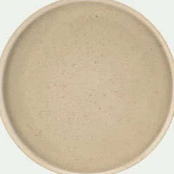 Assiette|Assiette De Noël*alinea Assiette à dessert mouchetée en grès D20cm - Beige