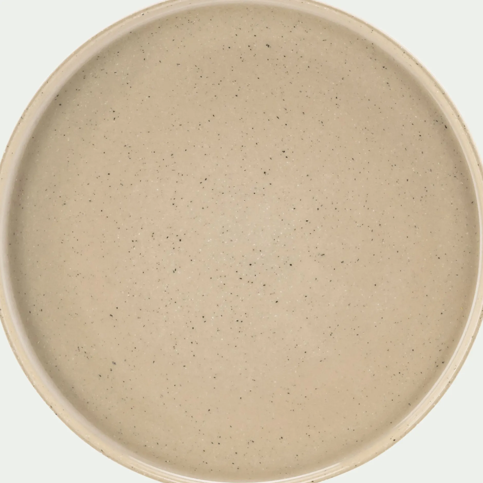 Assiette|Assiette De Noël*alinea Assiette à dessert mouchetée en grès D20cm - Beige