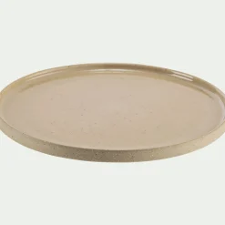 Assiette|Assiette De Noël*alinea Assiette à dessert mouchetée en grès D20cm - Beige