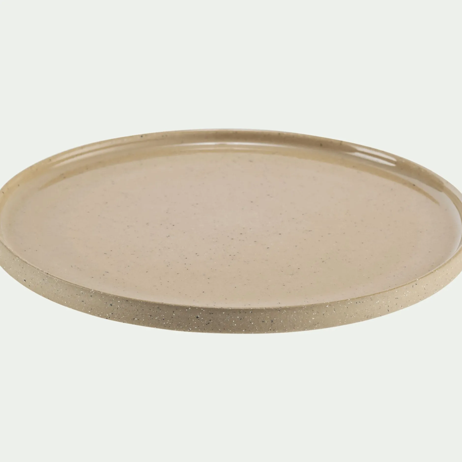 Assiette|Assiette De Noël*alinea Assiette à dessert mouchetée en grès D20cm - Beige