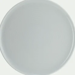 Assiette*alinea Assiette à dessert spirale en porcelaine D20cm - Blanc