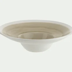 Plat De Service Et Saladier|Assiette*alinea Assiette à risotto en grès D27cm - alpilles Beige