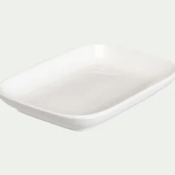Plat Et Vaisselle Apéro|Plat De Service Et Saladier*alinea Assiette apéro en porcelaine 10,4x14,2cm - Blanc