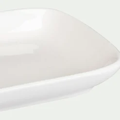 Plat Et Vaisselle Apéro|Plat De Service Et Saladier*alinea Assiette apéro en porcelaine 10,4x14,2cm - Blanc