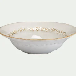 Assiette*alinea Assiette creuse en grès D22,5cm - alpilles Beige