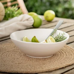 Assiette|Assiette De Noël*alinea Assiette creuse en grès D19cm - ventoux Blanc