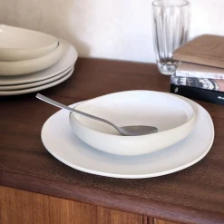 Assiette|Assiette De Noël*alinea Assiette creuse en grès D20cm - ventoux Blanc