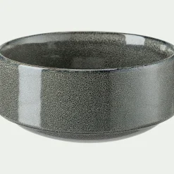 Assiette*alinea Assiette creuse en grès émail réactif D15,5cm - Vert