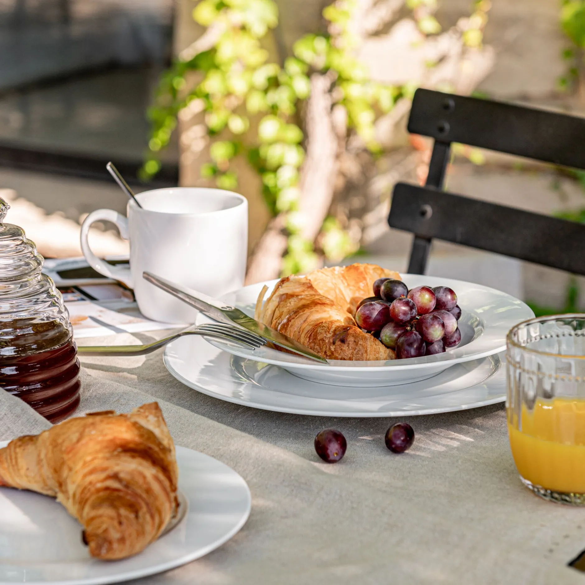 Assiette*alinea Assiette creuse en porcelaine D23cm - Blanc