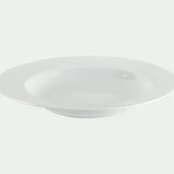 Assiette*alinea Assiette creuse en porcelaine D23cm - Blanc