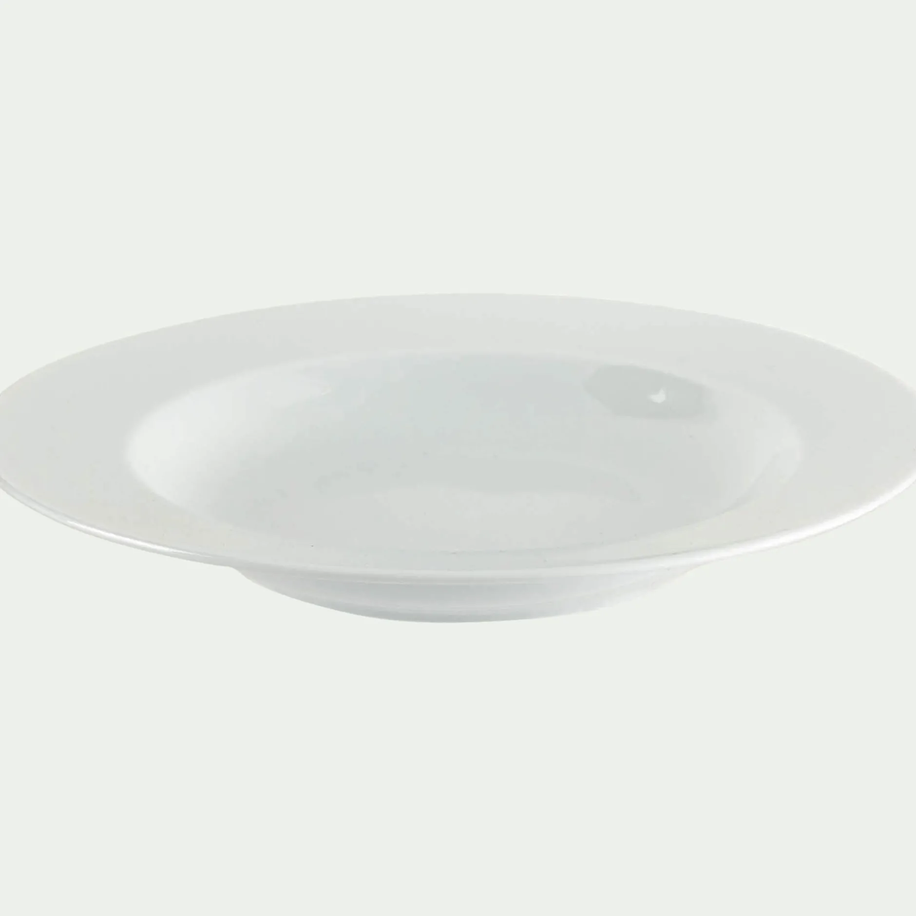 Assiette*alinea Assiette creuse en porcelaine D23cm - Blanc