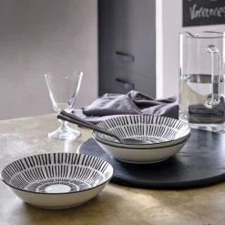 Assiette*alinea Assiette creuse en porcelaine D20cm - Blanc