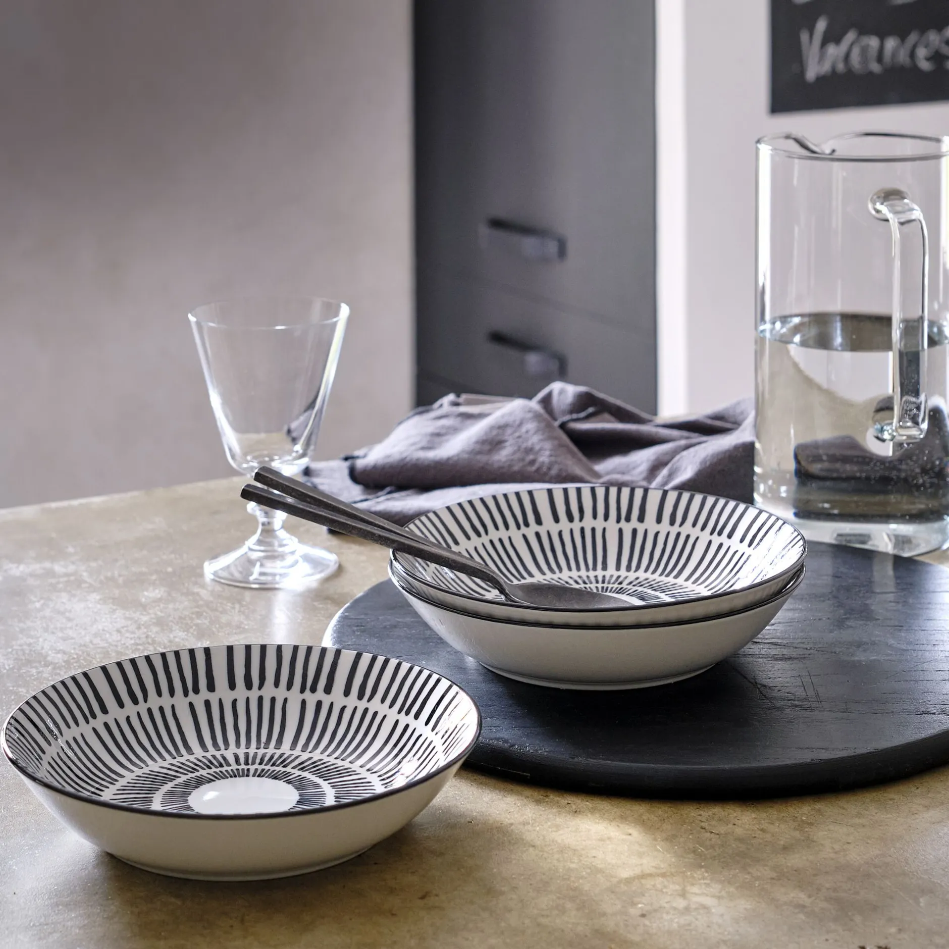 Assiette*alinea Assiette creuse en porcelaine D20cm - Blanc