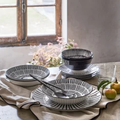 Assiette*alinea Assiette creuse en porcelaine D20cm - Blanc