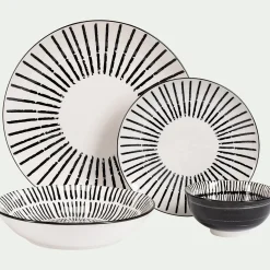 Assiette*alinea Assiette creuse en porcelaine D20cm - Blanc