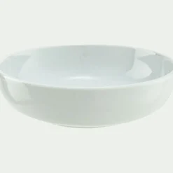 Assiette*alinea Assiette creuse spirale en porcelaine D21cm - Blanc
