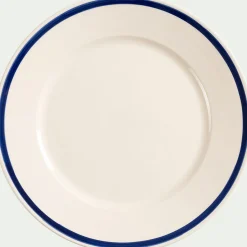 Assiette*alinea Assiette plate en faïence D27cm - Blanc