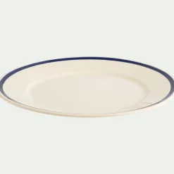 Assiette*alinea Assiette plate en faïence D27cm - Blanc
