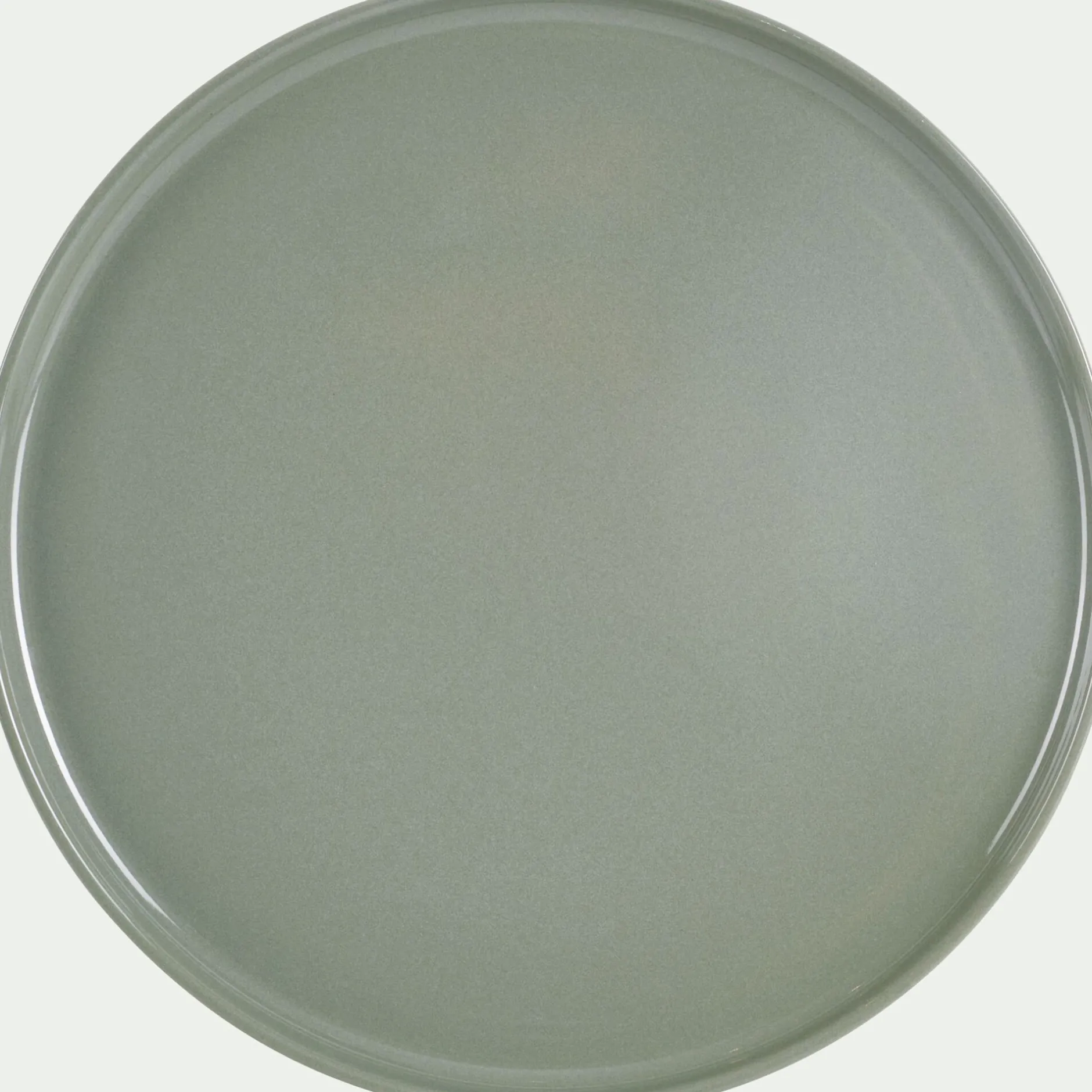 Assiette*alinea Assiette plate en faïence D28cm - cèdre Vert