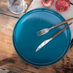 Assiette*alinea Assiette plate en faïence D28cm - figuerolles Bleu