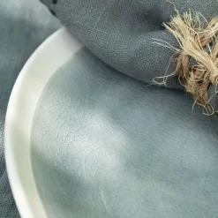 Assiette*alinea Assiette plate en grès D27,5cm - autan Bleu