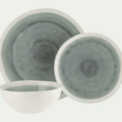 Assiette*alinea Assiette plate en grès D27,5cm - autan Bleu