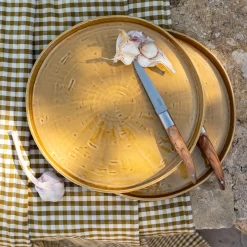 Assiette*alinea Assiette plate en grès D27,5cm - argan Jaune