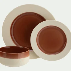 Assiette|Assiette De Noël*alinea Assiette plate en grès D27,5cm - terracotta Marron
