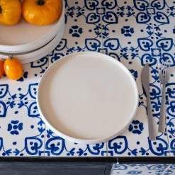 Assiette*alinea Assiette plate en grès D26cm - Blanc