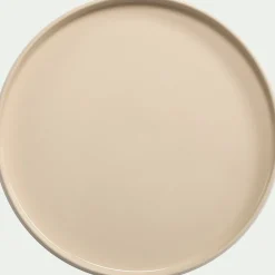 Assiette*alinea Assiette plate en grès D26cm - Blanc