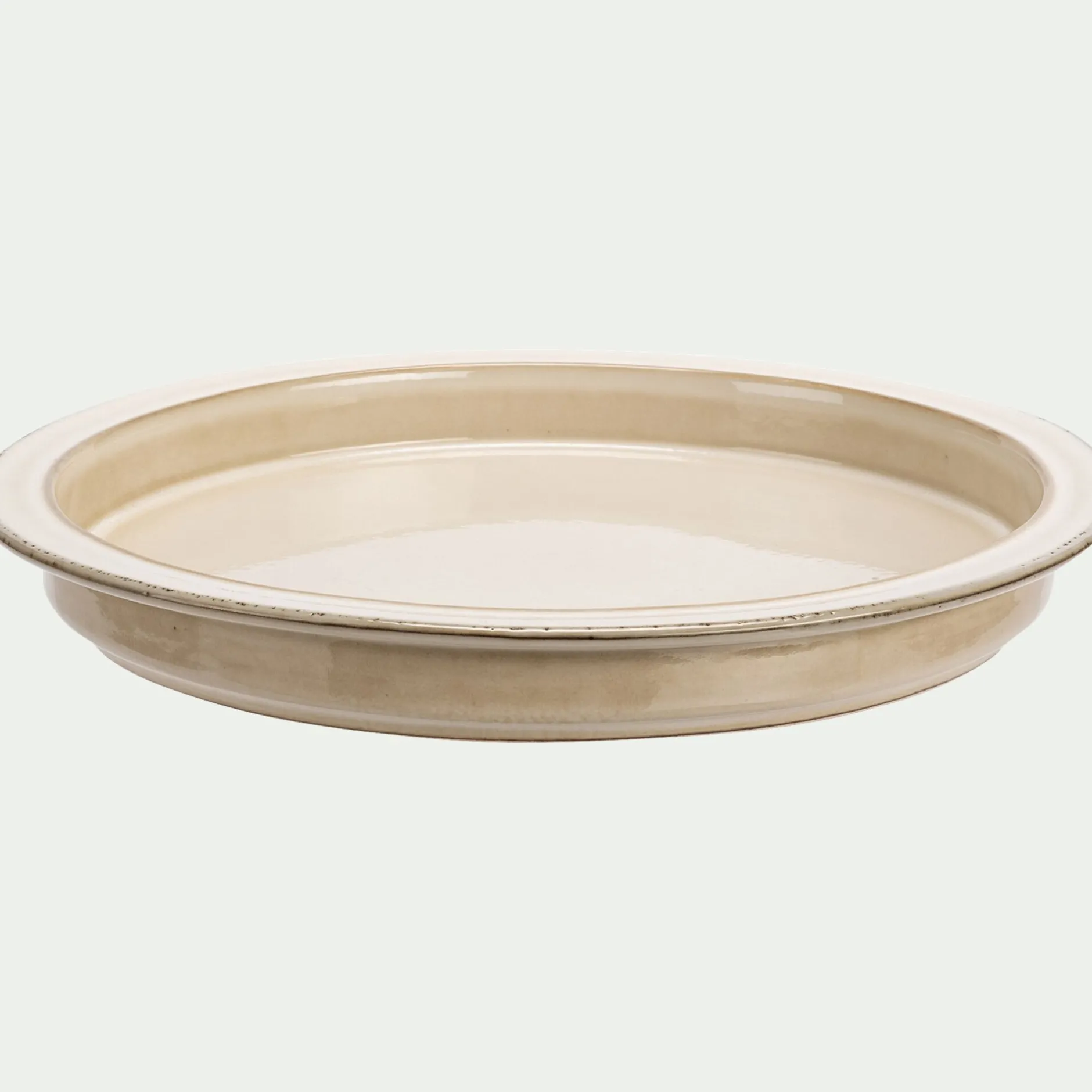 Assiette*alinea Assiette plate en grès D26cm - ventoux Blanc