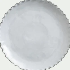 Assiette*alinea Assiette plate en grès D28cm - Blanc