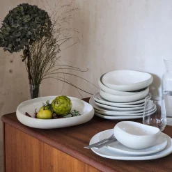 Assiette|Assiette De Noël*alinea Assiette plate en grès D27cm - ventoux Blanc