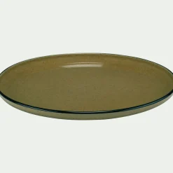 Assiette*alinea Assiette plate en grès D27,7cm - mousse Vert