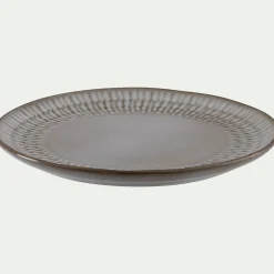 Assiette*alinea Assiette plate en grès D26,6cm - ventoux Blanc