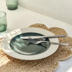 Assiette|Assiette De Noël*alinea Assiette plate en grès D27,5cm - oyat Vert