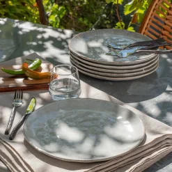 Assiette*alinea Assiette plate en grès D27,5cm - Vert