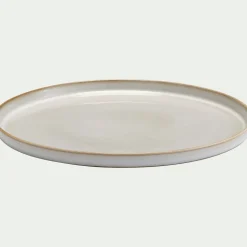Assiette*alinea Assiette plate en grès D27cm - alpilles Beige