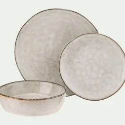 Assiette*alinea Assiette plate en grès D27,5cm - roucas Beige