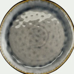 Assiette|Assiette De Noël*alinea Assiette plate en grès émail réactif D27,5cm - Gris