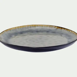 Assiette|Assiette De Noël*alinea Assiette plate en grès émail réactif D27,5cm - Gris