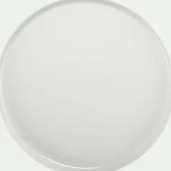 Assiette*alinea Assiette plate en porcelaine D26cm - Blanc